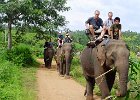 Thailand, Laos Aug02 047  Søren og John på elefantryg fra Palong landsbyen nær Chang Dao Thailand